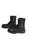 Leder Schwarz Herrenstiefel