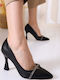 Leather Black Heels