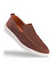 Leder Herren Mokassins in Braun Farbe