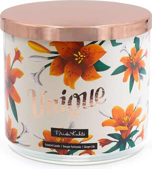 Frida Kahlo Unique Φυτικό Κερί 3 Φυτίλια 400ml Βανίλια & Κεχριμπάρι