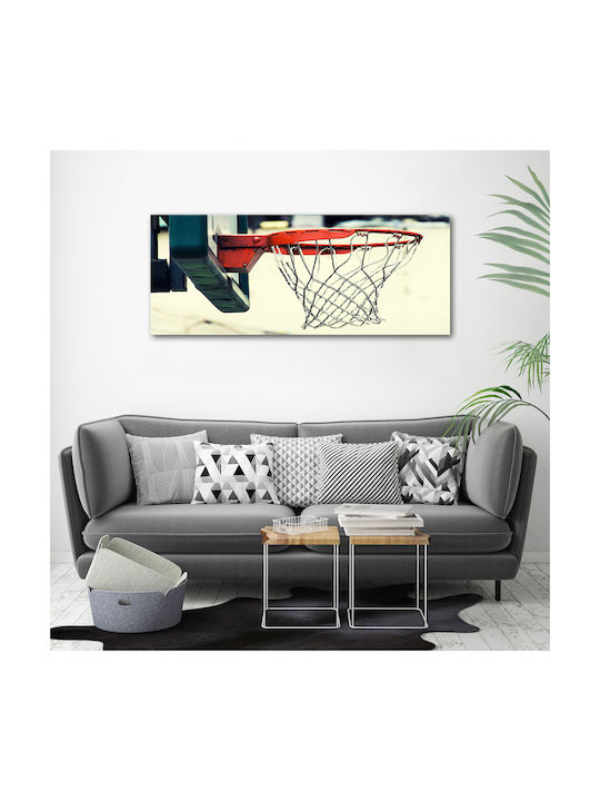 Panou Decorativ Pentru Interior Pânză Coș De Baschet 125x50 Cm