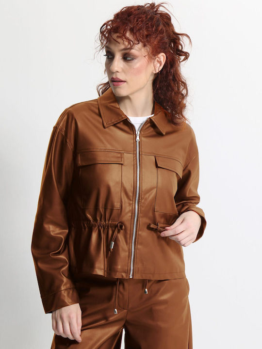 Tresor Women's Lifestyle Jacket for Winter Camel