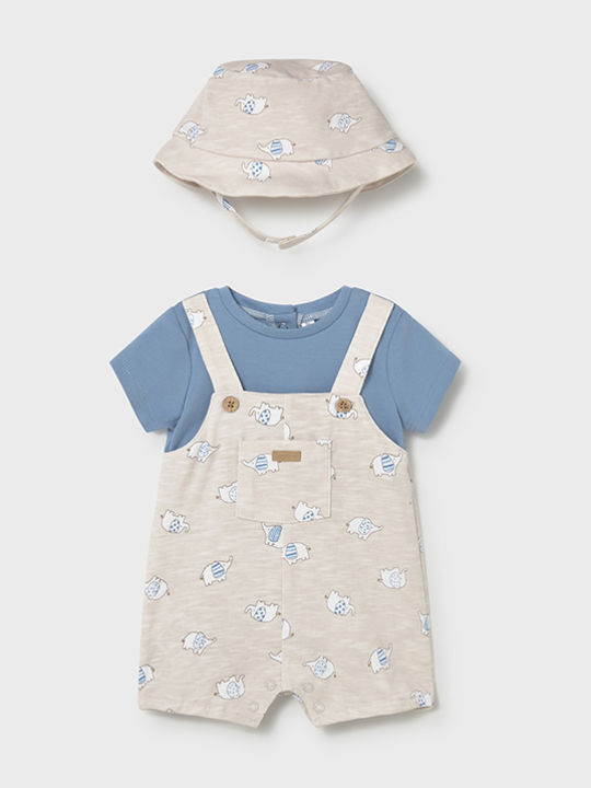 Mayoral Set Baby Bodysuits Beige 2 Pieces