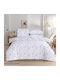 Casa Colori Blooming Touch Σετ Σεντόνια Διπλά με Λάστιχο 140x200+30εκ. Floral (4τμχ)