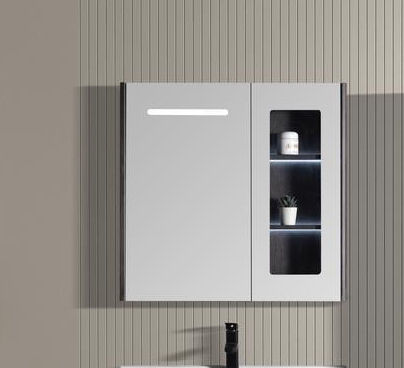 Martin Lavare 3MLAV060GR Rectangular Led from Plywood with Cabinet Grey