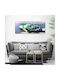 Tablou Decorativ De Perete Pânză De Înaltă Calitate Cursa De Motociclete 125x50 Cm