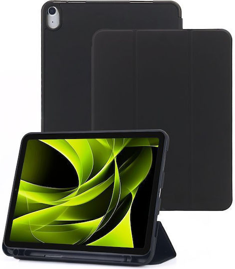 Mobile Origin Flip Cover Περιστρεφόμενη Ανθεκτική Μαύρη (iPad Air 11" M2 2024/M3 2025)