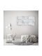 Wall Canvas Painting Elegant Wall Decoration Roses Design 120x60 Cm