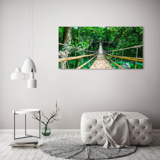 Wall Frame Canvas The Most Tropical Forest Areas 120x60 Cm