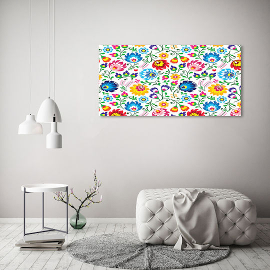 Panou Pânză Estetică Îmbunătățire A Spațiului Design Etnic 120x60 Cm