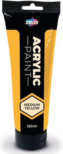 Premium Set Culori Acrilice Pictură Medium Yellow - 120ml 120ml 1buc