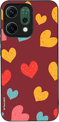 Sonique Heart Series Case Oppo Reno14 5G Burgundy