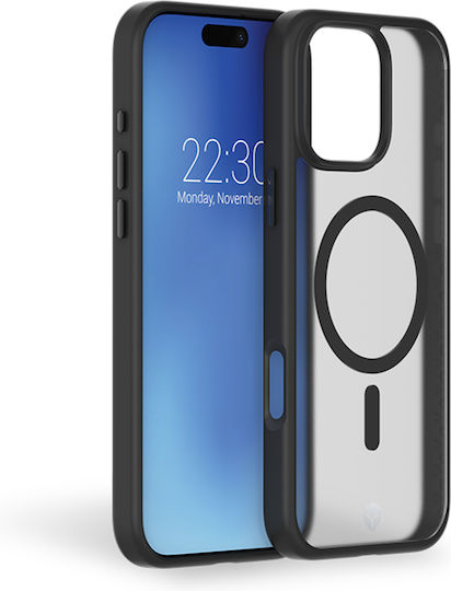 Force Case Калъф Iphone 16 Pro Max Подсилен Съвместим С Magsafe Air Frost Tryax 3m System Черен