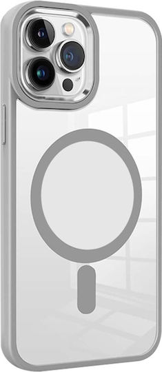 Jaym Stoßstange Hülle iPhone 16 Pro Kompatibel mit Magsafe Stoßfest Grau