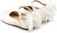 Babywalker Ecru Baptism Leather Pumps
