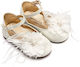Babywalker Ecru Baptism Leather Pumps