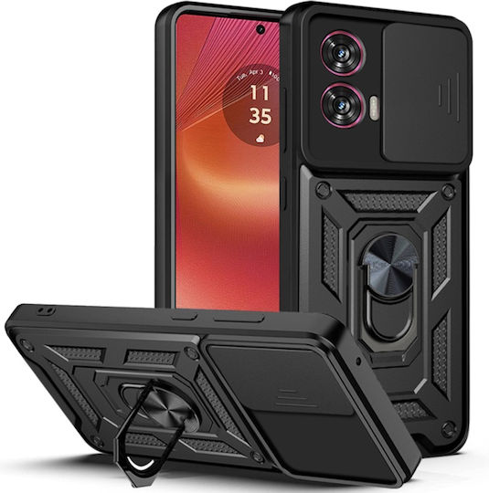 Magnetic Back Cover Negru (Motorola Edge 50 Fusion)