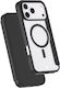 Force Case Magsafe Folio Hülle iPhone 17 Pro Max Ultra Verstärkt 2m Transparente Schwarze