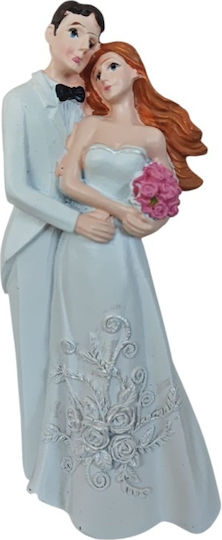 Фигура Булка и Младоженец „Прегръдка с Розов Букет“ Kardasis