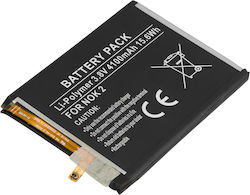 Avizar 3.8v Li-polymer Akku Nokia 2 4100mAh 15,6Wh Schwarz