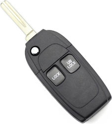 Volvo 2-button Folding Key Case