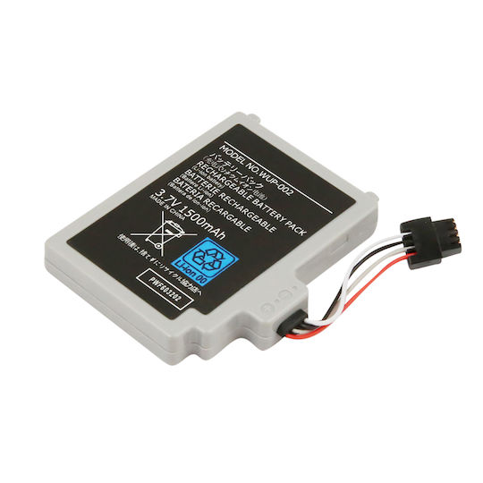 Резервна Батерия Nintendo Wii U Gamepad Li-polymer 1500mah Сива