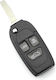 Volvo 3-button Folding Key Case