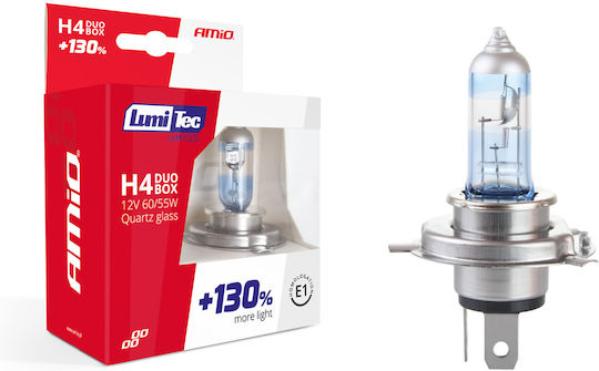 Alista Home Lămpi Autoturismului H4 / P43T Halogen 4300K Alb natural 12V 2buc