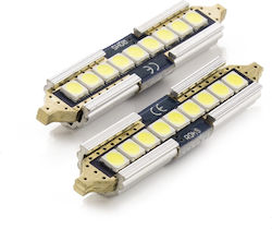CarGuard Λάμπες C5W / C10W LED Λευκό 2τμχ