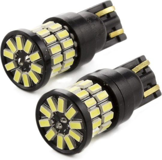 CarGuard Lămpi Autoturismului T10 / W5W Canbus LED Alb 12V 5W 2buc