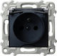 Ospel Saphir Single Walled Power Socket Waterproof with Lid Transparent