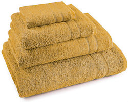 Alista Home Set 12 Hotelhandtücher 100x50 cm Orange Gewicht: 450gsm