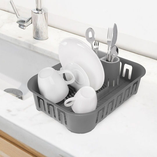 Orion Geschirrabtropfer Kunststoff Grau 39x29x11cm