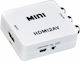 Tipa Convertor HDMI / mini USB masculin în HDMI / mini USB feminin Alb 1buc