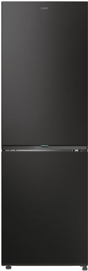 Kühl-Gefrierkombination 355Es NoFrost H185xB59.5xT66.7cm. Schwarz Fresco 500