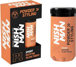 Πούδρα Μαλλιών Nishman Mattifying Volume Powder P1 Light Hold Sport Πούδρα Μαλλιών Nishman Mattifying Volume Powder P1 Light Hold Sport