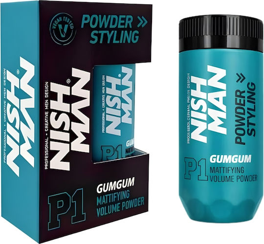 Пудра За Коса Nishman Mattifying Volume Powder P1 Light Hold Gum Gum