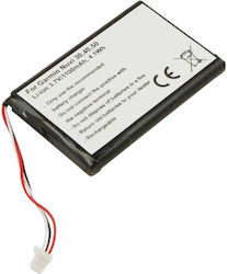 Avizar Ersatzbatterie GPS Garmin Nüvi 30 50 3,7V 1100mAh Li-Ion Schwarz