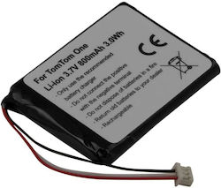 Avizar Tomtom One 3.7v 800mah Съвместима Li-ion Батерия За GPS Черна