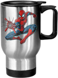 Κούπα Θερμός Spiderman 450ml Ασημί