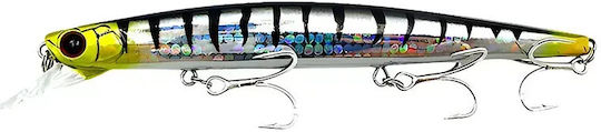 Rizor Jerky Minnow 140s 24g Artificial Minnow 14cm Three Hooks St-46 No4 Long Casts Realistic Swimming #06 Loutsaki