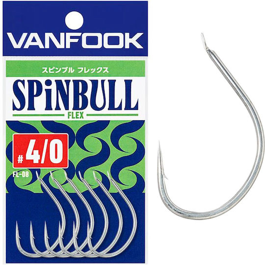 Vanfook Αγκίστρια Spinbull Flex Fl-08 #1/0