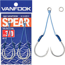 Vanfook Kixem Long Twin Assist Cârlig De Pescuit Sal-35 #3/0