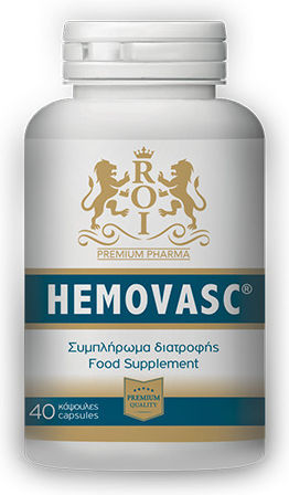 Roi Premium Pharma Hemovasc Besonderes Nahrungsergänzungsmittel 40 Kapseln