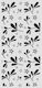 Thick Stencil Stamperia 12x25cm Family Large Fl...