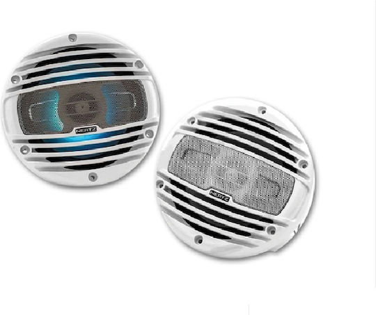 Hertz Marine Lautsprecher 8'' 200w Led Rgb Weiße Hmx8-ld-tw Paar