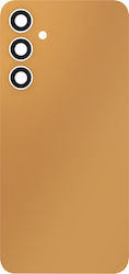 Avizar Replacement Back Cover Galaxy S23 Fe Integrated Adhesive Orange