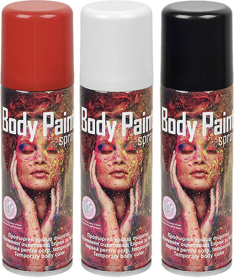 Karneval Body Painting 125ml Schwarz
