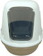MP Bergamo Pretty Luxo Cat Toilet Closed with Filter and Sieve Beige L59 x W39 x H41cm