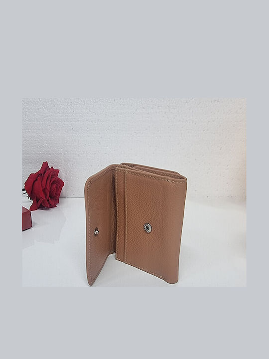 Small Leather Women's Wallet Classic Beige